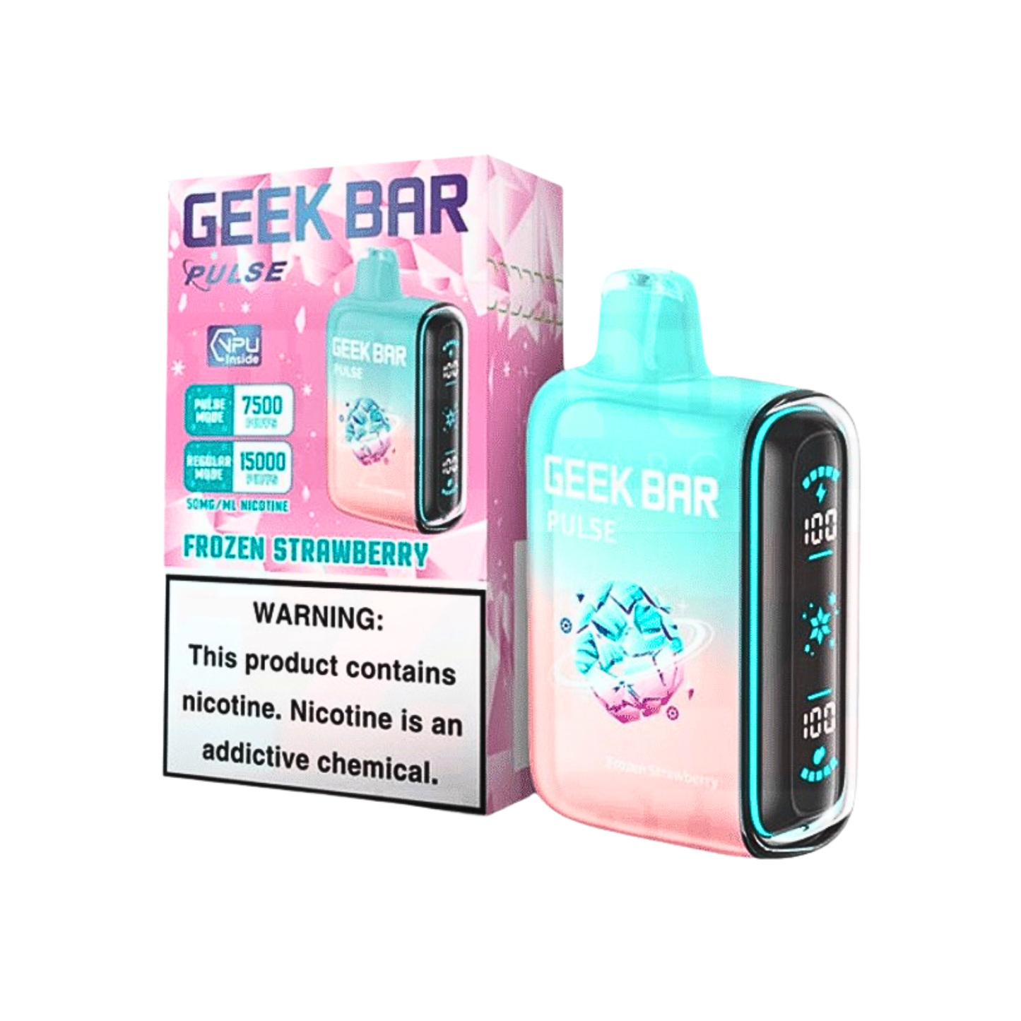 Geek Bar Pulse 15000 Puffs Disposable Vape – Box of 5.