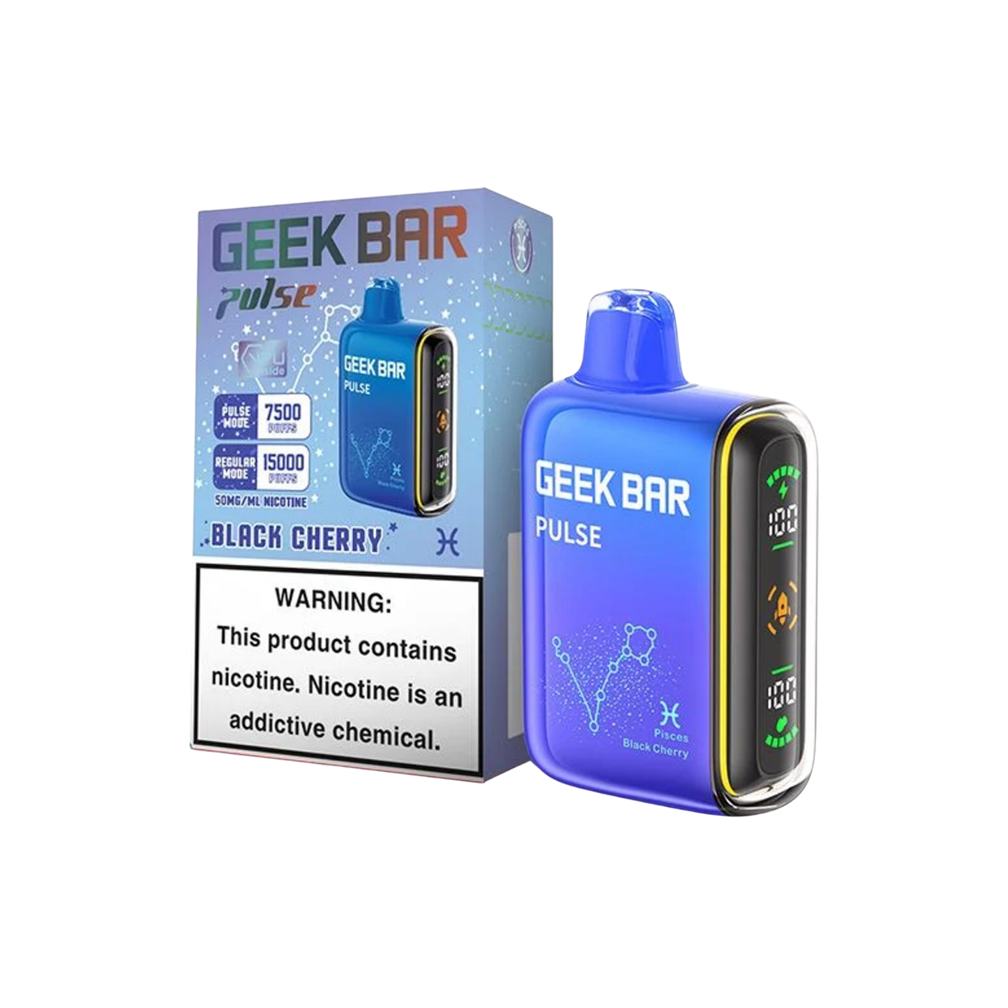 Geek Bar Pulse 15000 Puffs Disposable Vape – Box of 5.