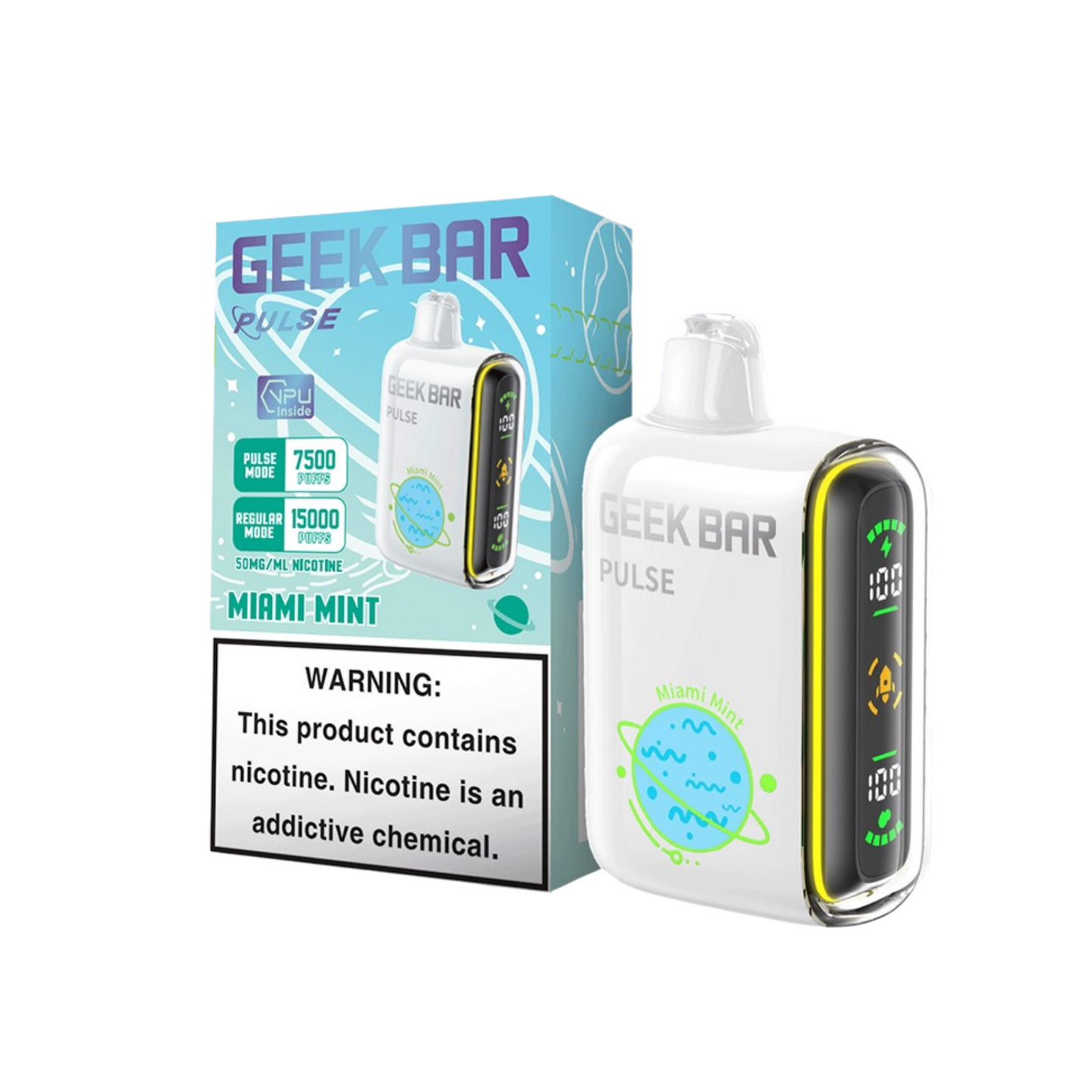 Geek Bar Pulse 15000 Puffs Disposable Vape – Box of 5.