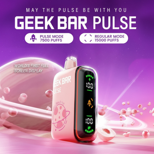 Geek Bar Pulse 15000 Puffs Disposable Vape – Box of 5.